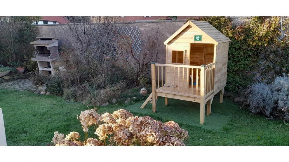 Jardin maisonnette barbecue