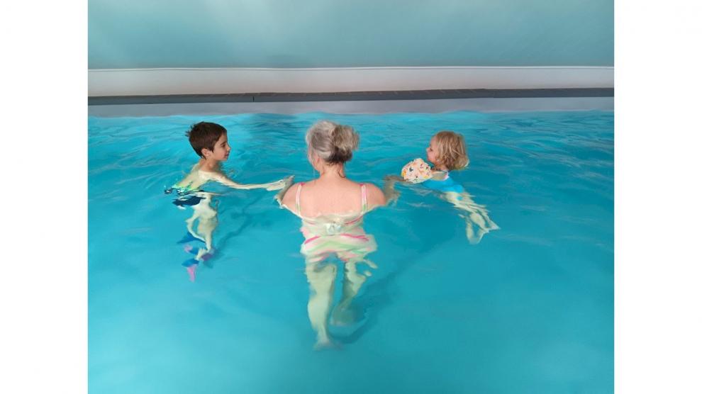 Piscine privée couverte chauffée